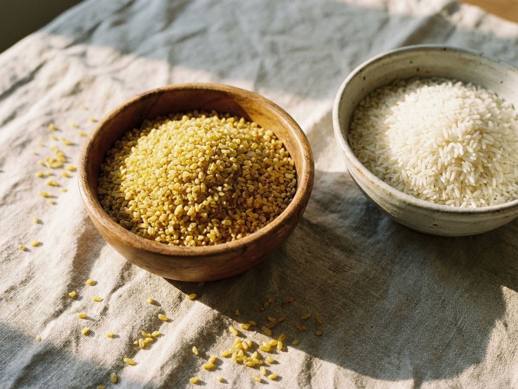 Quelle est la différence entre le boulgour et le riz ? - Bosto