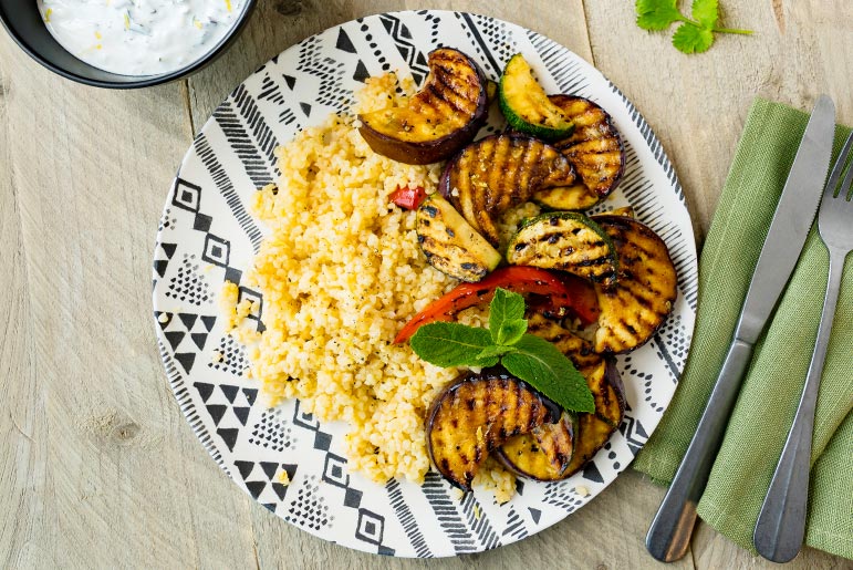 Bosto recept Bulgur gegrilde groenten