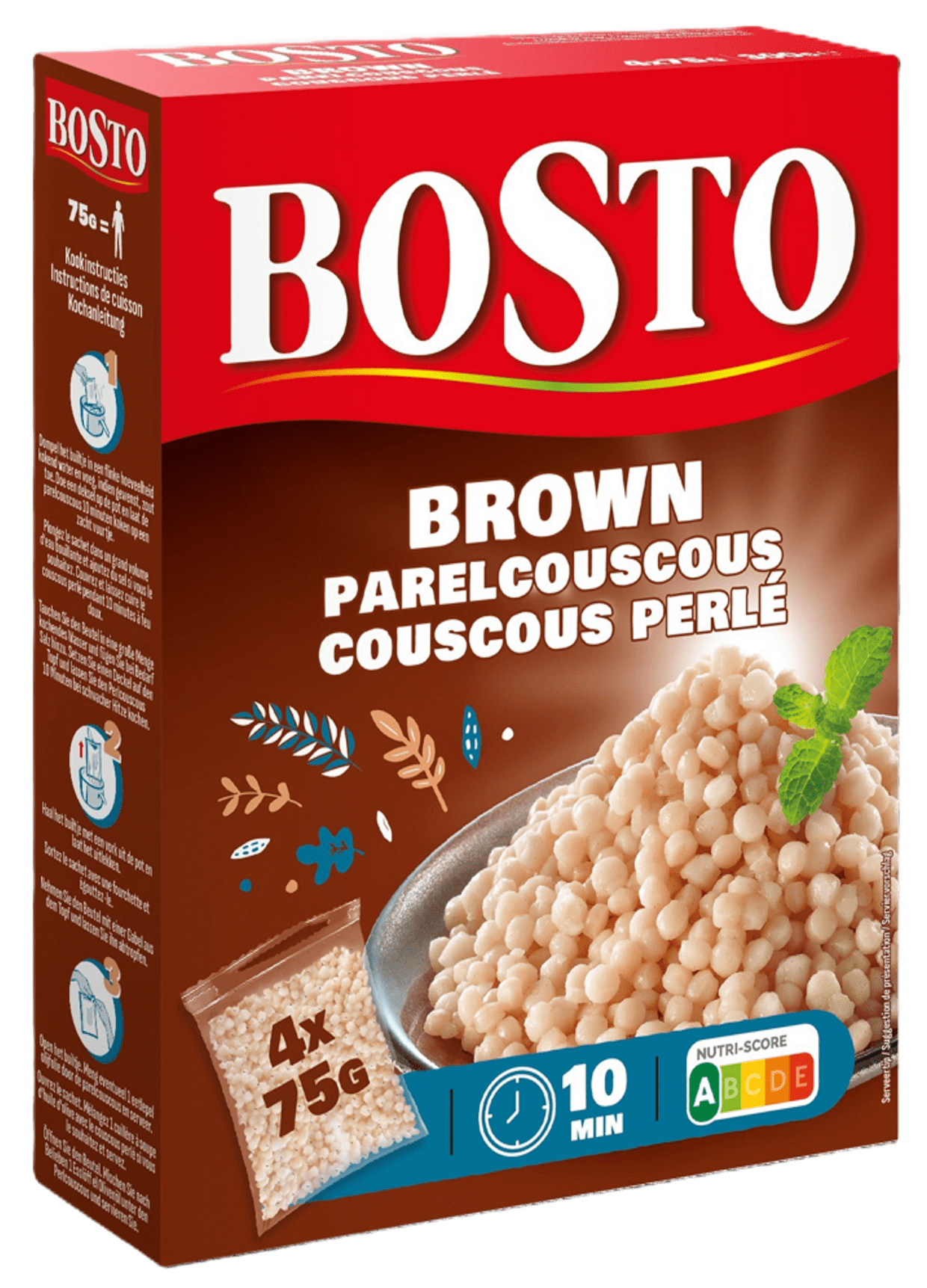 Bosto Brown parelcouscous couscous perlé